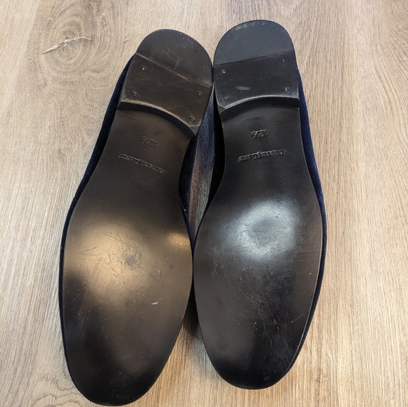 Alton Lane Blue Velvet Loafers. Size 12.5 - Picture 3 of 6